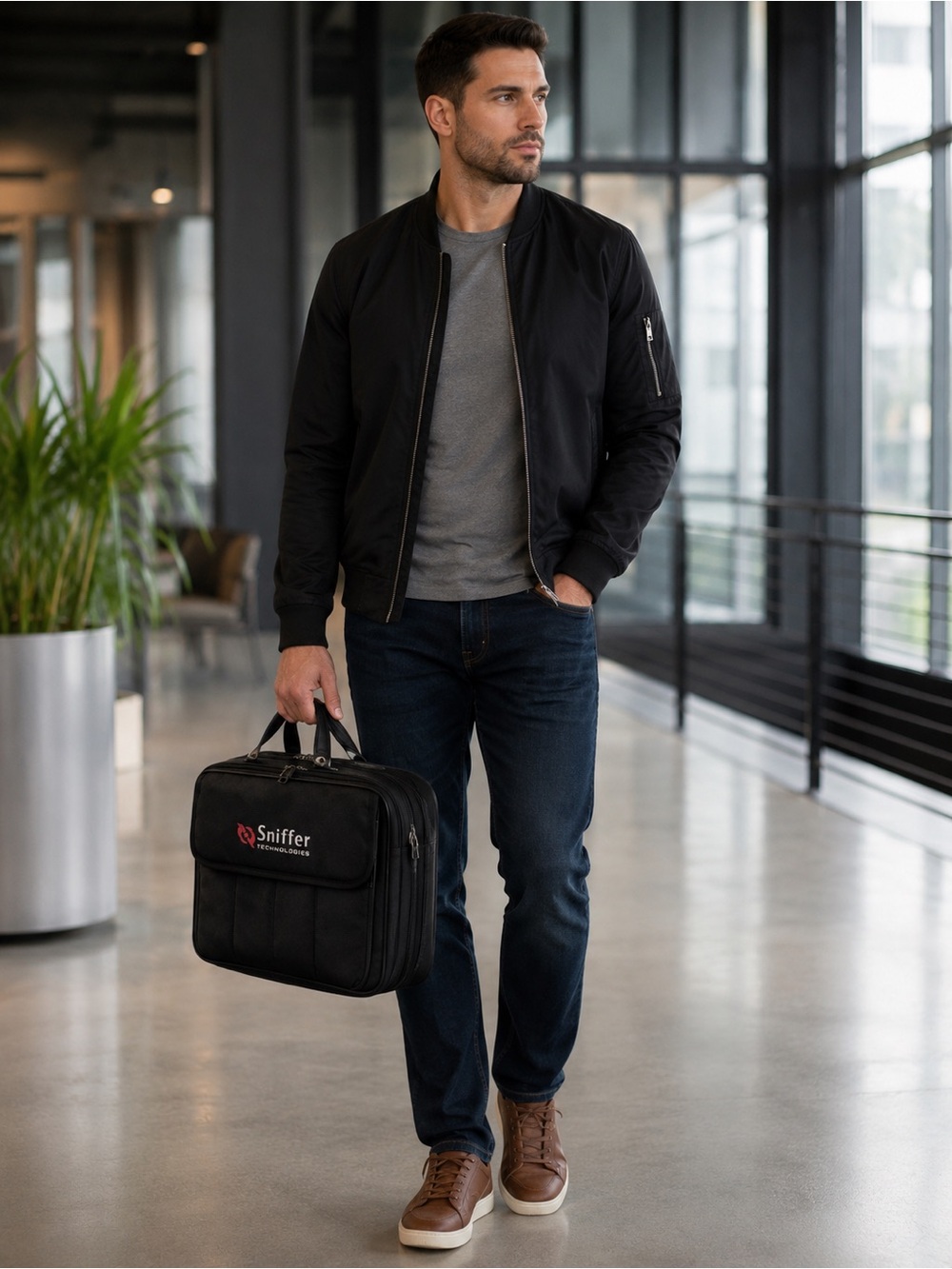 Sniffer Technologies Black Portable Gear Bag